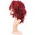 abordables Perruques de qualité supérieure-Perruque Synthétique Bouclé Kinky Curly Très Frisé Bouclé Bob Coupe Carré Perruque Moyen Rouge bordeaux #530 Cheveux Synthétiques Femme Mode Perruque afro-américaine Pour Cheveux Africains Rouge