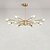 billige Globedesign-88 cm LED lysekrone anheng lys krystall Desgin gull innfelt lys metall galvanisert moderne 110-120V 220-240V