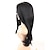 cheap Synthetic Trendy Wigs-Synthetic Wig Natural Wave Kardashian Natural Wave With Bangs Wig Long Natural Black #1B Synthetic Hair Women&#039;s Side Part Black MAYSU