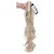 cheap Hair Pieces-claw on ponytail extensions 24&quot;/60cm curly wavy hair extension natural effect synthetic hairpiece - ash blonde mix bleach blonde