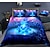 cheap Duvet Covers-Duvet Cover Set 3D Floral Print, 3-Piece Bedding Sets Comforter Cover Soft Lightweight Microfiber Bedspread Cover for Holiday Party Decoration (Include 1 Duvet Cover and 1or 2 Pillowcases)