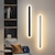 ieftine Aplici de Interior-lightinthebox 80cm aplice led de perete lampă de perete lungă minimalistă simplă dormitor sufragerie acrilic 220-240v 20 w