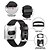 billige Smartwatch bånd-4 pakker bånd kompatible med fitbit versa / versa 2 / fitbit versa lite til kvinder og mænd, klassisk blød silikone sport rem udskiftning armbånd til fitbit versa smart ur