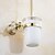 cheap Toilet Brush Holder-Toilet Brush Holder Set Neoclassical Zinc Alloy Material for Bathroom Polished Brass Golden 1pc