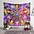 billige Veggdekor-mandala boheme veggteppe kunst dekor teppe gardin hengende hjem soverom stue dekorasjon polyester hippie indisk psykedelisk abstrakt