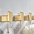 ieftine Cârlige de Halate-cârlige pentru halat cârlig din aluminiu auriu pentru prosoape pentru baie, fixat pe perete, set de accesorii pentru baie cu bază pătrată vintage, decorativ-3/5 buc.