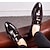 halpa Miesten Oxford-kengät-Miesten Oxford-kengät Liiketoiminta Päivittäin Kävely PU Hengittävä Non-liukastumisen Korkeus kasvava Musta Ruskea Syksy Kevät