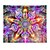 tanie Dekoracje ścienne-Mandala czeski gobelin ścienny sztuka wystrój koc zasłona wisząca dom sypialnia dekoracja salonu poliester hippie indyjski psychodeliczny abstrakcyjny