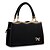 cheap Handbag &amp; Totes-women fashion top handle lady purse shoulder handbag (black)
