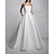 olcso Menyasszonyi ruhák-Szalon Alkalmi Esküvői ruhák A-vonalú Szív-alakú Pánt nélküli Seprűuszály Szatén Menyasszonyi ruhák Val vel 2024