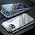 billige iPhone-etuier-telefon Etui Til Apple Magnetisk adsorpsjonsveske iPhone 15 14 Pro Max 13 12 11 Pro Max Mini X XR XS 8 7 Plus Helkroppsbeskyttende Kameralinsebeskytter med frontskjermglassfilm Gjennomsiktig Herdet