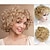 abordables perruque plus âgée-perruque des années 20 rugissante perruque synthétique bouclée perruque frisée blonde courte cheveux synthétiques femme blonde