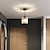 billiga Belysning för köksön-14 cm LED-pendellampa lykta Desgin kristall modern sänglampa matsal restaurang bar metallmålade ytor 110-120V 220-240V