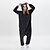 cheap Kigurumi Pajamas-Adults&#039; Kigurumi Pajamas Bear Onesie Pajamas Flannel Toison Black Cosplay For Men and Women Animal Sleepwear Cartoon Festival / Holiday Costumes
