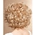 お買い得  古いかつら-Roaring 20S Wig Synthetic Wig Curly Curly Wig Short Blonde Synthetic Hair Women‘s Blonde Christmas Party Wigs