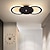 billiga Plafonder-35cm ny LED-taklampa modern svart vit veranda lampa korridor lampa sovrum vardagsrumslampa modern enkel kreativ vägglampa studielampa balkong universal lampa
