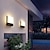 ieftine lumini de perete exterioare-lumini de perete impermeabile în aer liber 10w lumină de perete acrilică în aer liber modern de bază decor de perete pentru grădină de cale 110-120v 220-240v