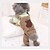 cheap Dog Clothes-Dog Cat Jumpsuit Solid Colored Classic Cool Casual / Daily Dog Clothes Puppy Clothes Dog Outfits Breathable Orange Khaki Green Costume for Girl and Boy Dog Cotton XS S M L XL