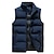 cheap Vests-Men&#039;s Lightweight Down Vest Sports Puffer Jacket Hiking Vest Sleeveless Outerwear Waistcoat Coat Top Outdoor Fashion Thermal Warm Breathable Sweat wicking Winter Blue Black Red Hunting