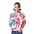 cheap Girl&#039;s 3D Hoodies&amp;Sweatshirts-Back to School Girls&#039; 3D Dinosaur Hoodie Long Sleeve 3D Print Spring Fall Winter Active Basic Polyester Kids 3-12 Years School Outdoor Daily