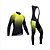 cheap Men&#039;s Clothing Sets-Men&#039;s Long Sleeve Cycling Jersey with Bib Tights Cycling Jersey with Tights Winter Elastane Black / Yellow Bike Sports Clothing Apparel