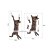 お買い得  3Dウォールステッカー-3Dウォールステッカー トレイ 猫 かわいい 家の装飾 印刷用接着剤 取り外し可能 おしゃれ ホーム装飾 シール おもしろグッズ