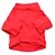 voordelige Hondenkleding-Kat Hond T-shirt Hondenkleding Puppykleding Hondenoutfits Rood Roos Kostuum voor mannetjes- en vrouwtjeshonden Katoen XS S M L