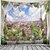 cheap Landscape Tapestry-Window Landscape Large Wall Tapestry Art Decor Blanket Curtain Hanging Home Bedroom Living Room Decoration Paris Eiffel Tower City Flower