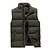 cheap Hiking Vests-Men&#039;s Hiking Vest Quilted Puffer Vest Sleeveless Winter Jacket Trench Coat Top Outdoor Thermal Warm Breathable Lightweight Sweat wicking Winter ArmyGreen Black Navy Blue Hunting Fishing Camping