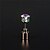 cheap Décor &amp; Night Lights-2pcs LED Earring Light Up Crown Glowing Crystal Stainless Ear Drop Ear Stud Earring Jewelry for Dance/Xmas/KTV Party Women Girl