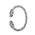 abordables Bracelets-bracelet de manchette en métal tête de dragon viking bracelet à vis noeud celtique irlandais