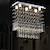 tanie Żyrandole-6 świateł 70 cm Unikalny wzór Figury geometryczne Pojedynczy projekt Żyrandol Metal Wielowarstwowy Styl artystyczny Styl nowoczesny Chrom Artystyczny Nowoczesny 110-120V 220-240V