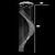 ieftine Candelabre-7-Light 60 cm Design linie pătrată Linie de proiectare Candelabre Metal Stil Artistic Stil modern Metal Crom Contemporan Inspirat de natură 110-120V 220-240V
