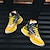 cheap Men&#039;s Sneakers-Men&#039;s Trainers Athletic Shoes Basketball Sporty Casual Athletic PU Breathable Non-slipping Wear Proof Lace-up Black Yellow Light Green Fall
