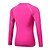 cheap Yoga Tops-Women&#039;s Crew Neck Compression Shirt Running Shirt Winter Reflective Strip Solid Colored fluorescent green White Fitness Gym Workout Running Top Long Sleeve Sport Activewear Breathable Quick Dry Soft
