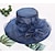 baratos Chapéu de Festa-Fascinadores Chapéus Gorro Tule Organza Chapéu de sol Casamento Roupa Diária Festa de Chá Kentucky Derby Corrida de cavalos Com Cristais Penas Capacete Chapéu