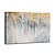 tanie Obrazy abstrakcyjne-Handmade obraz olejny na płótnie dekoracja ścienna złoty ulotne streszczenie do wystroju domu walcowane bezramowe nierozciągnięte malarstwo;