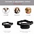 billige Hundetræning og -adfærd-Kat Kæledyr Hund Gø Halsbånd Træningshalsbånd til hunde Vandtæt Anti-gø Genopladelig Fjernbetjening 300M Vibrering Ensfarvet Plast Sort