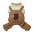 cheap Dog Clothes-Dog Cat Jumpsuit Solid Colored Classic Cool Casual / Daily Dog Clothes Puppy Clothes Dog Outfits Breathable Orange Khaki Green Costume for Girl and Boy Dog Cotton XS S M L XL