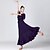 cheap Dance Basic-Activewear Skirts Glitter Cascading Ruffles Ruching Women&#039;s Training Performance Short Sleeve High Polyester