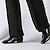 저렴한 댄스 신발-남성용 모던 슈즈 볼륨 댄스 실내 성능 차차 직업 두꺼운 발 뒤꿈치 화이트 블랙 레이스 업 어른&#039;