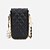 cheap Mobile Phone Bags-Women&#039;s Bags PU Leather Mobile Phone Bag Pearls Chain Plaid Checkered Daily Going out 2021 Chain Bag White Black Purple Orange