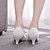 cheap Wedding Shoes-Women&#039;s Wedding Shoes Wedding Party &amp; Evening Wedding Heels Bridal Shoes Rhinestone Pearl Lace Pumps Pointed Toe Business Sexy Minimalism PU Loafer Color Block Solid Colored White
