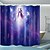 저렴한 샤워 커튼-발렌타인 데이 보름달 두 디지털 인쇄 샤워 커튼 샤워 커튼 후크 현대 폴리 에스테르 새로운 디자인