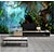 cheap Animal Wallpaper-Mural Wallpaper Wall Sticker Covering Print Peel and Stick Removable Bamboo Peacock Bird Canvas Home Décor