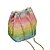 cheap Crossbody Bags-women rhinestone rainbow contrast color personality unique chain bucket bag shoulder bag cross body bag