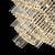 abordables Lámparas de araña únicas-9-luz 60 cm Diseño de línea cuadrada Diseño Único Formas geométricas Apliques de techo Metal Vidrio Multi capa Estilo artístico Estilo moderno Cromo Artístico Tradicional / Clásico 110-120V 220-240V