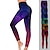 cheap Yoga Leggings &amp; Tights-Women&#039;s Yoga Pants Tummy Control Butt Lift High Waist Fitness Gym Workout Running Tights Leggings Green Purple Yellow Winter Sports Activewear High Elasticity 21Grams