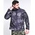 cheap Hunting Clothing-Men&#039;s Hooded Hoodie Jacket Hunting Fleece Jacket Outdoor Fall Winter Spring Waterproof Fleece Lining Wearproof Thick Jacket Camo Polyester Camping / Hiking Hunting Training Camouflage Blue Green
