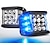 זול מנורות ערפל לרכב-מכונית LED אורות ערפל תאורת עבודה הבהוב נורות תאורה עבור אוניברסלי פרילנדר גראנד צ&#039;ירוקי כל השנים